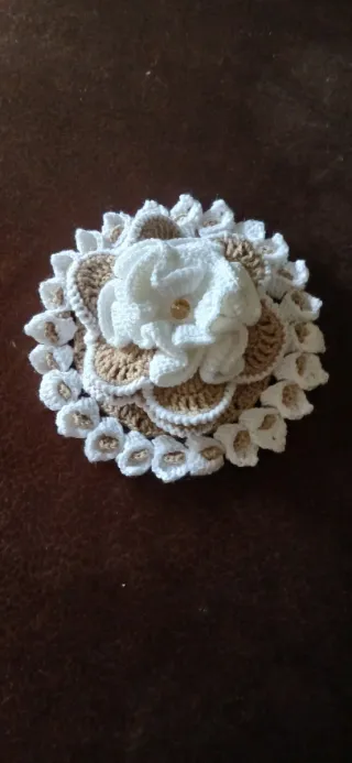 Servilleta crochet juego té árabe