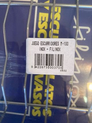 Escurreplatos y escurrevasos cocina