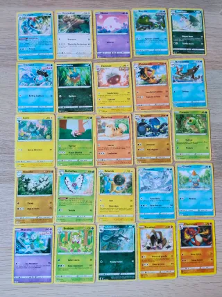 100 Cartas Pokémon Variadas + lata naranja