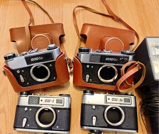 Set di sette fotocamere telemetriche FED 5