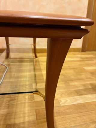 Recibidor Vintage Madera y Cristal