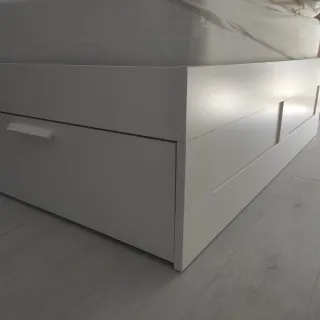 Canapé y Colchón Tempur Gris