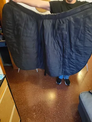 Manta cubrepiernas moto invierno bolsillo