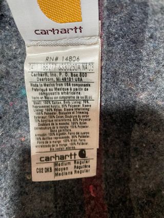 Carhartt Giacca C02 Taglia M