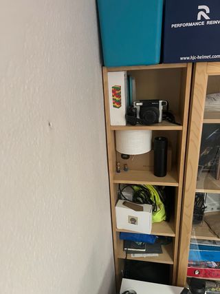 Armario Estanterías Ikea Madera y Cristal