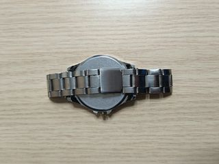 Reloj Plata y Negro