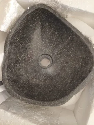Lavabo de piedra natural
