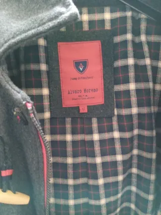 Trenca Álvaro Moreno Gris Talla XS