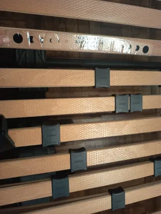 Somier articulado eléctrico madera y metal