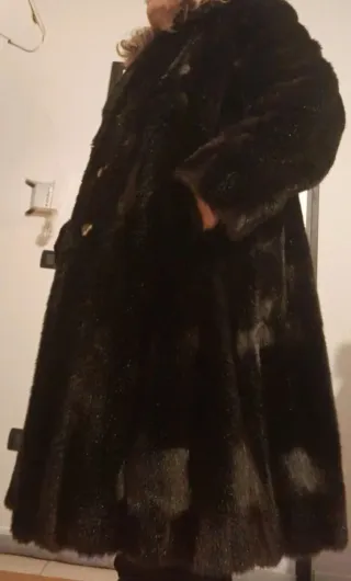 Pelliccia sintetica lunga