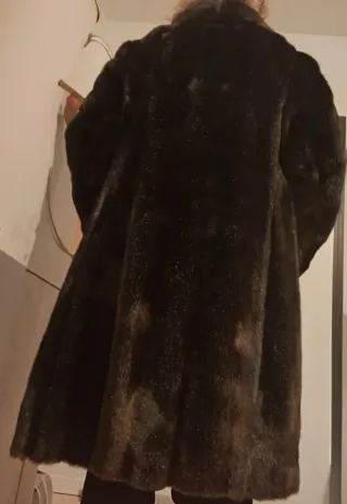 Pelliccia sintetica lunga