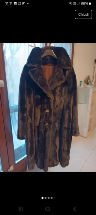 Pelliccia sintetica lunga
