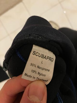 Neopreno corto Scubapro 2.5mm Talla L Hombre