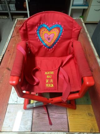 Sillita plegable Agatha Ruiz de la Prada roja