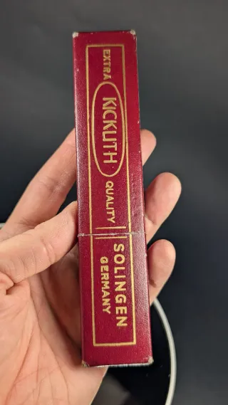 Kickuth Solingen 13/16,Nos, Navaja de afeitar.