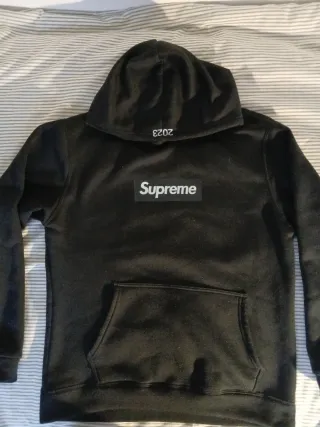 Sudadera Supreme Negra Talla M