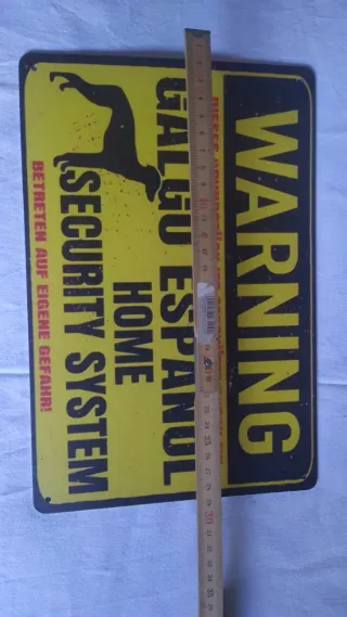 Placca metallo Galgo Spagnolo