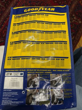 Cadenas Nieve Textiles Goodyear Talla M