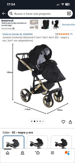 Carro de bebé Junama Diamond S