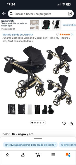 Carro de bebé Junama Diamond S