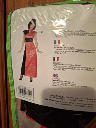 1 Disfraz Japonesa Atosa Talla XL