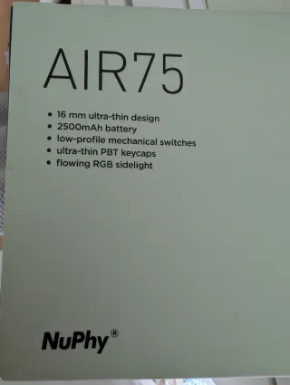 Teclado Mecánico NuPhy Air 75 Ansi