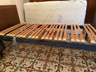 Cama articulada madera y metal