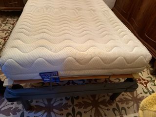 Cama articulada madera y metal