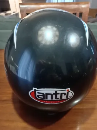 Casco Integral Negro Talla M, puesto 1 vez.
