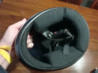 Casco Integral Negro Talla M, puesto 1 vez.