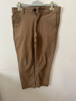 Pantalón chino niño marrón