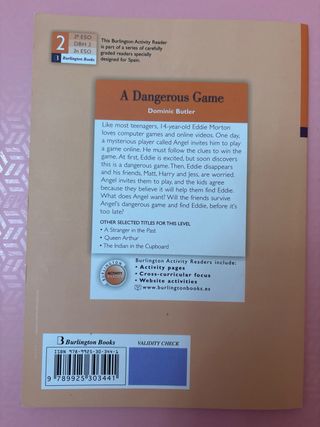 A Dangerous Game 2ºeso. Activity Readers 2019