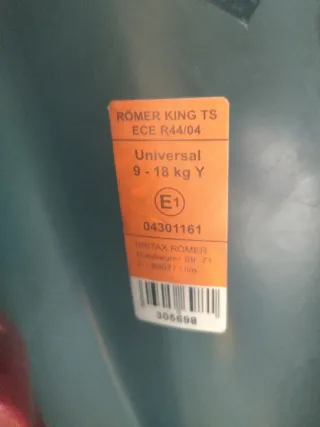 Silla coche niño grupo 1