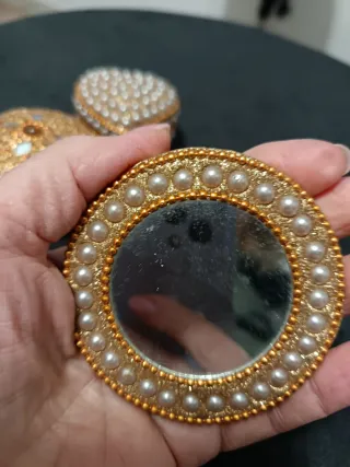 Set 3 scatole vintage per gioielli