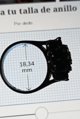 Anillo flor en plata y piedras.