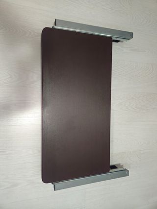Mesa escritorio cristal templado 110 cm moderna
