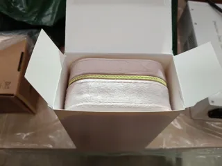 Joyero terciopelo rosa