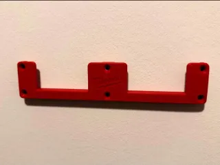 Soporte Pared Milwaukee Packout Rojo