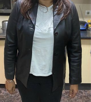 Chaqueta de piel auténtica mujer