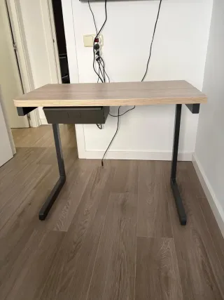 Mesa estudio madera y metal