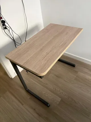 Mesa estudio madera y metal