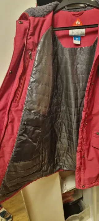 Chaqueta Columbia Mujer Talla S Roja