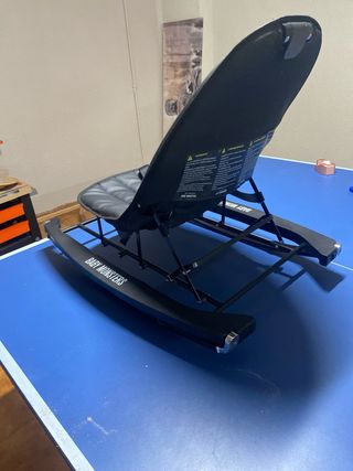 Hamaca bebé cuero negro Baby Monsters