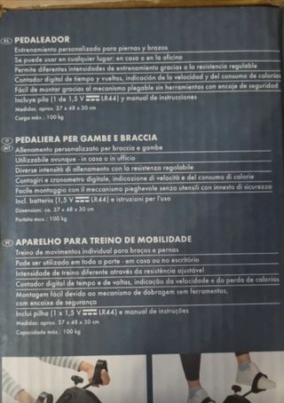 Pedaliera gambe e braccia