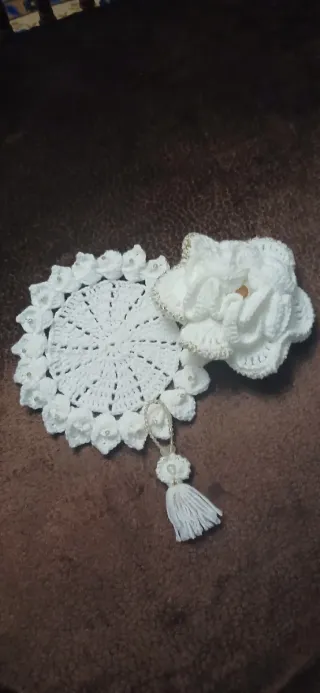 Servilleta crochet para té árabe