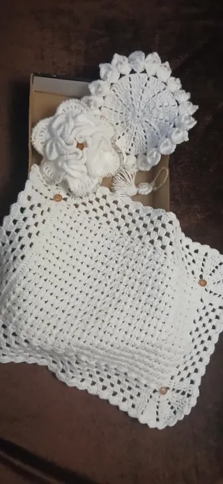 Servilleta crochet para té árabe