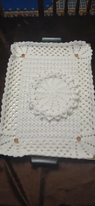 Servilleta crochet para té árabe