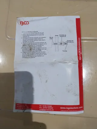 Extractor poleas Mercruiser