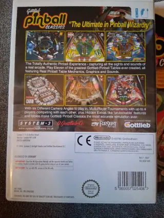 Wii Gottlieb Pinball Classics Juego