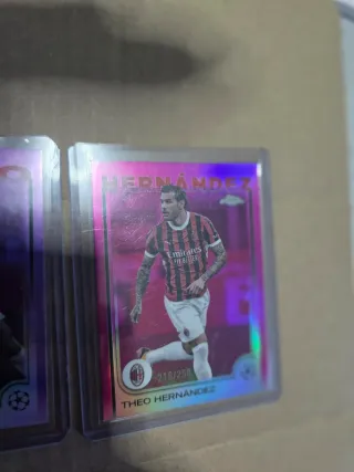 3 Cromos numerados Futbol AC Milan